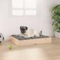Preview: ARDEBO.de - Hundebett 61,5x49x9 cm Massivholz Kiefer