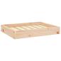 Preview: Hundebett 61,5x49x9 cm Massivholz Kiefer