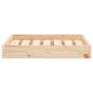 Preview: Hundebett 61,5x49x9 cm Massivholz Kiefer