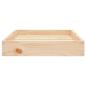 Preview: Hundebett 61,5x49x9 cm Massivholz Kiefer