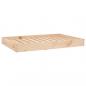 Preview: Hundebett 91,5x64x9 cm Massivholz Kiefer