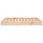 Preview: Hundebett 91,5x64x9 cm Massivholz Kiefer