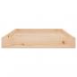 Preview: Hundebett 91,5x64x9 cm Massivholz Kiefer