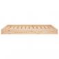 Preview: Hundebett 101,5x74x9 cm Massivholz Kiefer