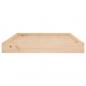 Preview: Hundebett 101,5x74x9 cm Massivholz Kiefer