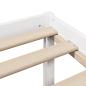 Preview: ARDEBO.de - Seniorenbett mit Kopfteil ohne Matratze Weiß 200x200 cm