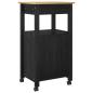 Preview: Küchentrolley Uni Schwarz
