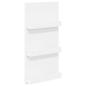 Preview: Magazinregal mit Regal Weiß 51 x 11 x 102 cm Holzwerkstoff