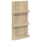 Preview: Magazinregal Sonoma-Eiche 51 x 11 x 102 cm Holzwerkstoff