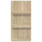 Preview: Magazinregal Sonoma-Eiche 51 x 11 x 102 cm Holzwerkstoff