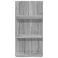 Preview: Magazinregal Graues Sonoma 51 x 11 x 102 cm Holzwerkstoff