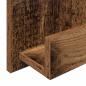 Preview: Magazinregal mit Regal Altholz 51 x 11 x 102 cm Holzwerkstoff
