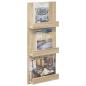Preview: Magazinregal Sonoma-Eiche 51 x 11 x 102 cm Holzwerkstoff