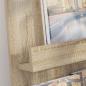 Preview: Magazinregal Sonoma-Eiche 51 x 11 x 102 cm Holzwerkstoff