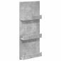 Preview: Magazinregal Beton Grau 51 x 11 x 102 cm Holzwerkstoff
