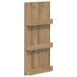 Preview: ARDEBO.de - Magazinregal Artisan-Eiche 51 x 11 x 102 cm Holzwerkstoff