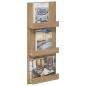Preview: Magazinregal Artisan-Eiche 51 x 11 x 102 cm Holzwerkstoff