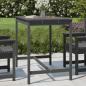 Preview: ARDEBO.de - Gartentisch Grau 121x82,5x110 cm Massivholz Kiefer