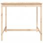 Preview: Gartentisch 121x82,5x110 cm Massivholz Kiefer