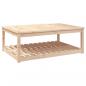 Preview: Gartentisch 121x82,5x45 cm Massivholz Kiefer
