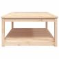 Preview: Gartentisch 121x82,5x45 cm Massivholz Kiefer
