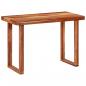 Preview: Esstisch 110x50x76 cm Massivholz Akazie