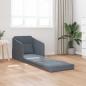 Preview: ARDEBO.de - Klappsofa Bett Dunkelgrau 65 x 80 x 83 cm Samt