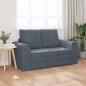 Preview: Klappsofa Bett Dunkelgrau 148 x 71 x 83 cm Samt