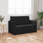 Preview: Klappsofa Bett Schwarz 124 x 71 x 78 cm Samt