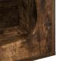 Preview: Katzenhaus Geräucherte Eiche 42,5 x 40 x 52,5 cm Holzwerkstoff