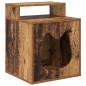 Preview: Katzenhaus Altholz 42,5 x 40 x 52,5 cm Holzwerkstoff