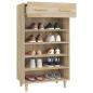 Preview: Schuhschrank Sonoma-Eiche 60x35x105 cm Holzwerkstoff