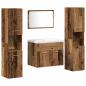 Preview: Aufbewahrungsset Wandmontiert 4 pcs Holzwerkstoff