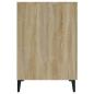 Preview: Schreibtisch Sonoma-Eiche 140x50x75 cm Holzwerkstoff