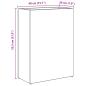 Preview: Sonnenschirmhalter Altholz 40 x 20 x 55,5 cm Holzwerkstoff