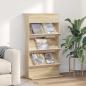 Preview: ARDEBO.de - Magazinregal Sonoma-Eiche 70 x 41 x 126 cm Holzwerkstoff