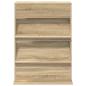 Preview: Magazinregal Sonoma-Eiche 70 x 41 x 96 cm Holzwerkstoff