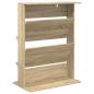 Preview: Magazinregal Sonoma-Eiche 70 x 41 x 96 cm Holzwerkstoff