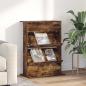 Preview: ARDEBO.de - Magazinregal Geräucherte Eiche 70 x 41 x 96 cm Holzwerkstoff