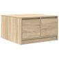 Preview: Couchtisch mit Schubladen Sonoma-Eiche 70,5x70x40 cm