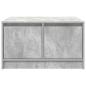 Preview: Couchtisch mit Schubladen Betongrau 70,5x70x40 cm
