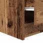 Preview: Couchtisch mit Schubladen Altholz-Optik 70,5x70x40 cm