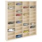 Preview: Wanddisplay-Case mit Regal Beige 40 x 4,5 x 43 cm Holzwerkstoff