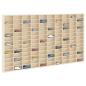 Preview: Wanddisplay-Case mit Regal Beige 98 x 4,5 x 55 cm Holzwerkstoff