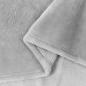 Preview: Überwurfdecke Grau 150 x 200 cm Fleece