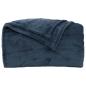 Preview: Wohndecke Marineblau 220 x 240 cm 1.37 kg Fleece