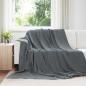 Preview: ARDEBO.de - Wohndecken 6 stk. Dunkelgrau 220 x 240 cm 8.24 kg Fleece