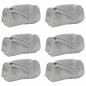 Preview: Wohndecken 6 Stk. Grau 130 x 150 cm 3.04 Fleece