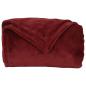 Preview: Wohndecken 6 Stk. Bordeauxrot 130 x 150 cm 3.04 Fleece