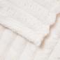 Preview: Wohndecke Creme 95 x 220 cm 0.45 kg Fleece